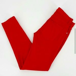 Banana Republic Red Skinny Jeans Soft Stretchy